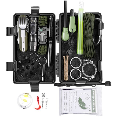 Kit sopravvivenza multiuso - sopravvivenza, 15