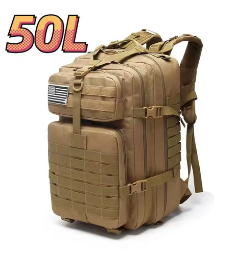 Borsa tattica cachi beige - 50, l